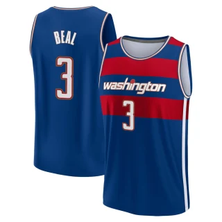 Youth Bradley Beal Washington Wizards Royal Fast Break 2021/22 Replica City Edition Jersey