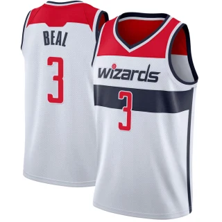 Youth Bradley Beal Washington Wizards White Swingman Jersey - Association Edition