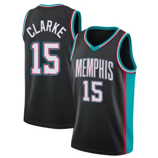 Youth Brandon Clarke Memphis Grizzlies Black Swingman 2020/21 Hardwood Classics Jersey