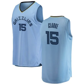 Youth Brandon Clarke Memphis Grizzlies Light Blue Swingman 2018/19 Jersey - Statement Edition