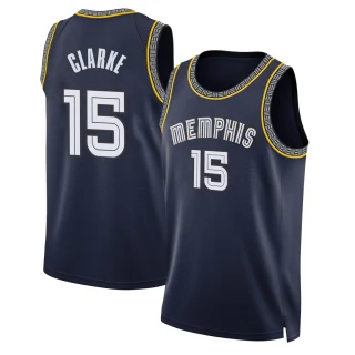 Youth Brandon Clarke Memphis Grizzlies Navy Swingman 2021/22 City Edition Jersey
