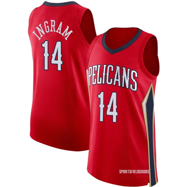 Youth Brandon Ingram New Orleans Pelicans Red Authentic Jersey - Statement Edition