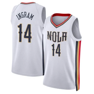 Youth Brandon Ingram New Orleans Pelicans White Swingman 2021/22 City Edition Jersey