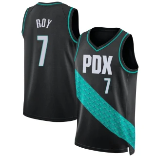 Youth Brandon Roy Portland Trail Blazers Black Swingman 2022/23 City Edition Jersey