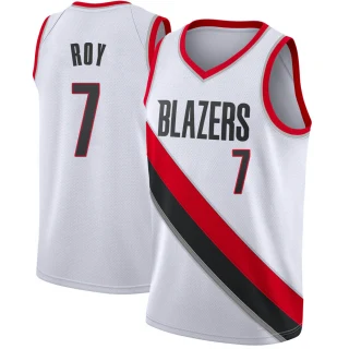 Youth Brandon Roy Portland Trail Blazers White Swingman Jersey - Association Edition