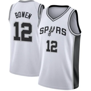Youth Bruce Bowen San Antonio Spurs White Swingman Jersey - Association Edition