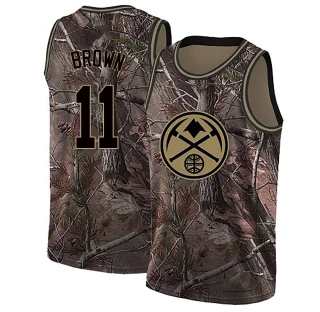 Youth Bruce Brown Denver Nuggets Brown Swingman Camo Realtree Collection Jersey