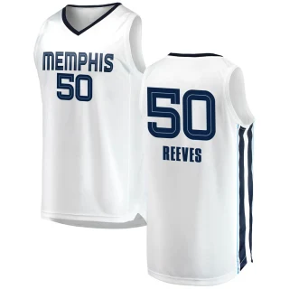 Youth Bryant Reeves Memphis Grizzlies White Swingman 2018/19 Jersey - Association Edition