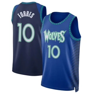 Youth Bryn Forbes Minnesota Timberwolves Blue Swingman 2021/22 City Edition Jersey