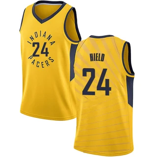 Youth Buddy Hield Indiana Pacers Gold Swingman Jersey - Statement Edition