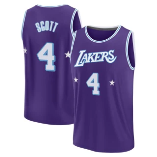 Youth Byron Scott Los Angeles Lakers Purple Fast Break 2021/22 Replica City Edition Jersey