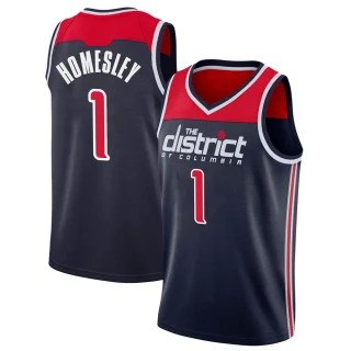 Youth Caleb Homesley Washington Wizards Navy Swingman 2019/20 Jersey - Statement Edition