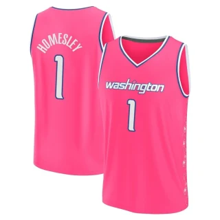 Youth Caleb Homesley Washington Wizards Pink Fast Break 2022/23 City Edition Jersey
