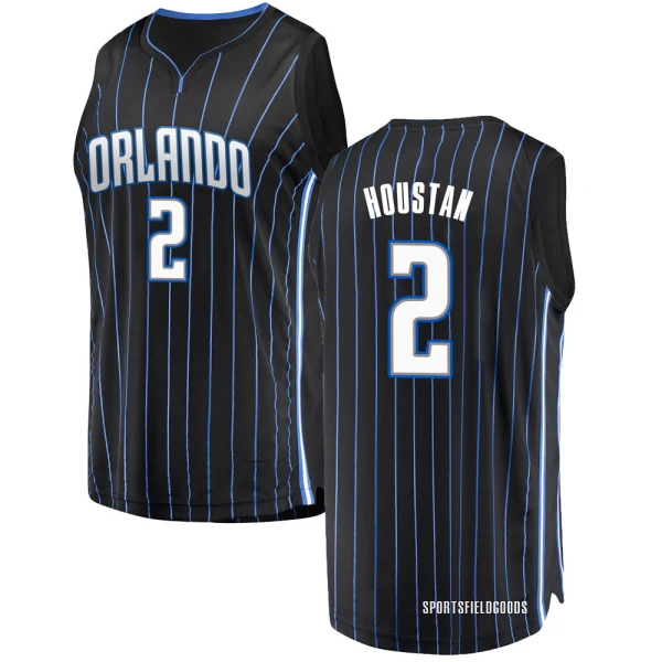 Youth Caleb Houstan Orlando Magic Black Fast Break Jersey - Statement Edition