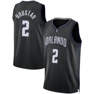 Youth Caleb Houstan Orlando Magic Black Swingman 2022/23 City Edition Jersey
