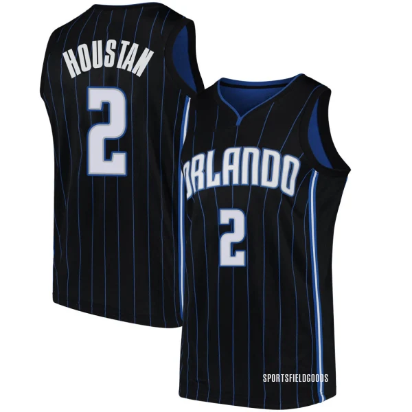 Youth Caleb Houstan Orlando Magic Black Swingman Jersey - Statement Edition