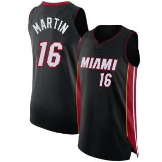 Youth Caleb Martin Miami Heat Black Authentic Jersey - Icon Edition