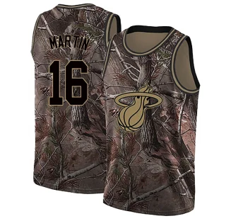 Youth Caleb Martin Miami Heat Camo Swingman Realtree Collection Jersey