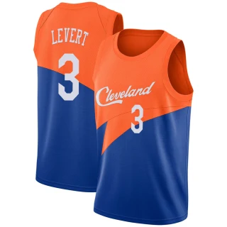 Youth Caris LeVert Cleveland Cavaliers Blue Swingman 2018/19 Jersey - City Edition