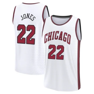 Youth Carlik Jones Chicago Bulls White Swingman 2022/23 City Edition Jersey