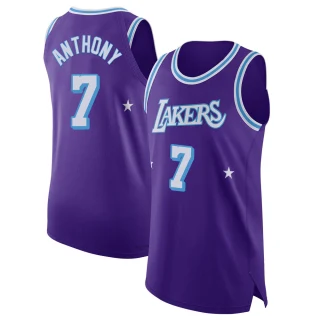 Youth Carmelo Anthony Los Angeles Lakers Purple Authentic 2021/22 Jersey - City Edition