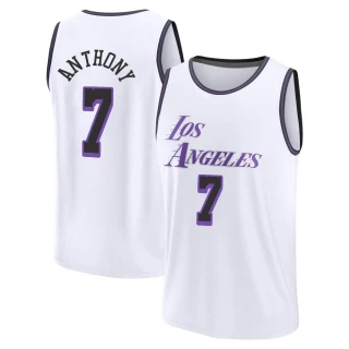Youth Carmelo Anthony Los Angeles Lakers White Fast Break 2022/23 City Edition Jersey