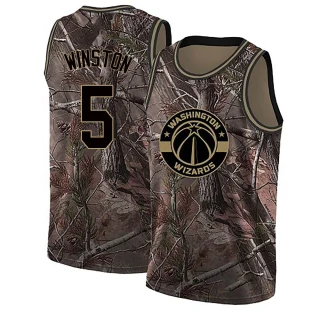 Youth Cassius Winston Washington Wizards Camo Swingman Realtree Collection Jersey