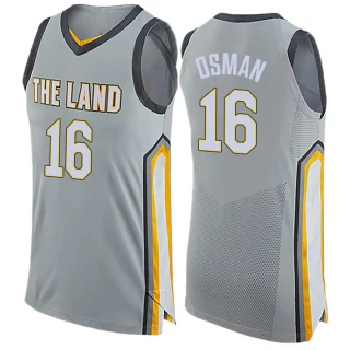 Youth Cedi Osman Cleveland Cavaliers Gray Swingman Jersey - City Edition