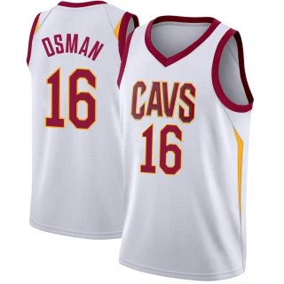 Youth Cedi Osman Cleveland Cavaliers White Swingman Jersey - Association Edition