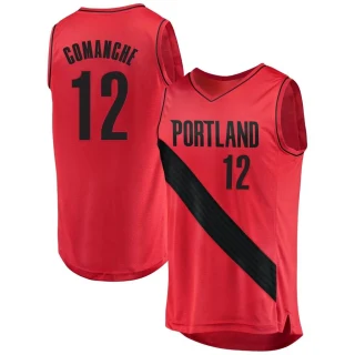 Youth Chance Comanche Portland Trail Blazers Red Fast Break Jersey - Statement Edition