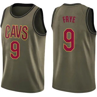 Youth Channing Frye Cleveland Cavaliers Green Swingman Salute to Service Jersey