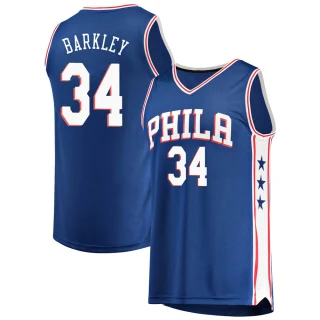 Youth Charles Barkley Philadelphia 76ers Royal Fast Break Jersey - Icon Edition