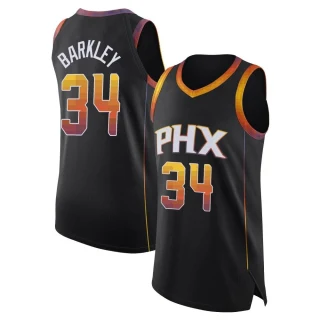 Youth Charles Barkley Phoenix Suns Black Authentic Jordan Brand 2022/23 Jersey - Statement Edition