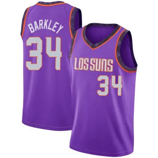Youth Charles Barkley Phoenix Suns Purple Swingman 2018/19 Jersey - City Edition