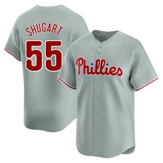 Youth Chase Shugart Philadelphia Phillies Gray Limited Away Jersey