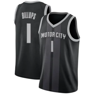 Youth Chauncey Billups Detroit Pistons Black Swingman 2018/19 Jersey - City Edition