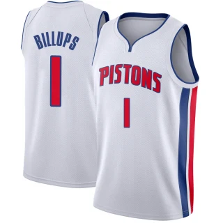 Youth Chauncey Billups Detroit Pistons White Swingman Jersey - Association Edition