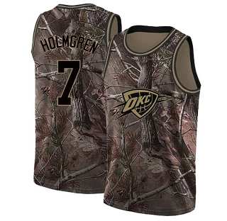 Youth Chet Holmgren Oklahoma City Thunder Camo Swingman Realtree Collection Jersey