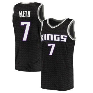 Youth Chimezie Metu Sacramento Kings Black Swingman Jersey - Statement Edition