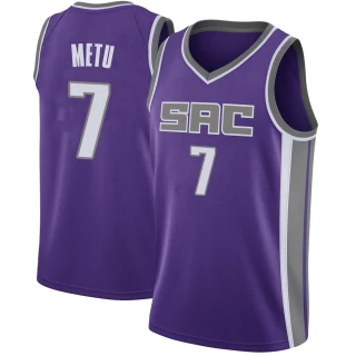 Youth Chimezie Metu Sacramento Kings Purple Swingman Jersey - Icon Edition
