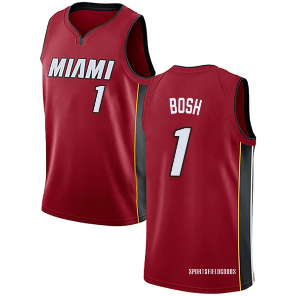 Youth Chris Bosh Miami Heat Red Swingman Jersey - Statement Edition