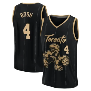 Youth Chris Bosh Toronto Raptors Black Fast Break 2021/22 Replica City Edition Jersey