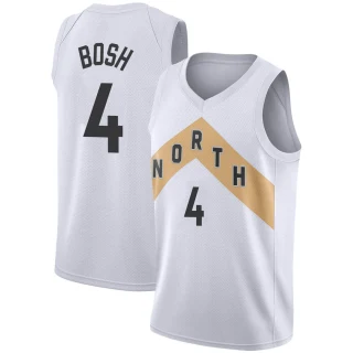 Youth Chris Bosh Toronto Raptors White Swingman 2018/19 Jersey - City Edition