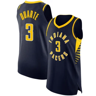Youth Chris Duarte Indiana Pacers Navy Authentic Jersey - Icon Edition