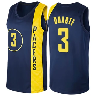 Youth Chris Duarte Indiana Pacers Navy Blue Swingman Jersey - City Edition