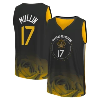 Youth Chris Mullin Golden State Warriors Gold Fast Break Black 2022/23 City Edition Jersey