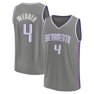 Youth Chris Webber Sacramento Kings Gray Fast Break 2022/23 City Edition Jersey