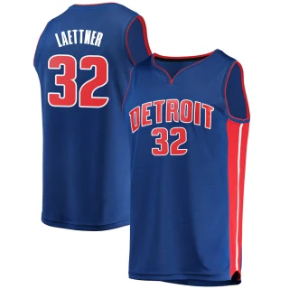 Youth Christian Laettner Detroit Pistons Blue Fast Break Jersey - Icon Edition