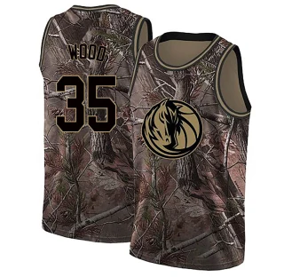 Youth Christian Wood Dallas Mavericks Camo Swingman Realtree Collection Jersey