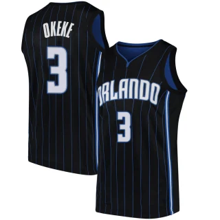 Youth Chuma Okeke Orlando Magic Black Swingman Jersey - Statement Edition